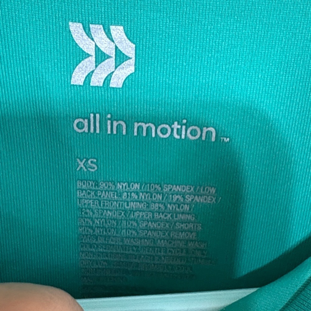 All in Motion XS Teal Activewear dress - Picture 2 of 9
